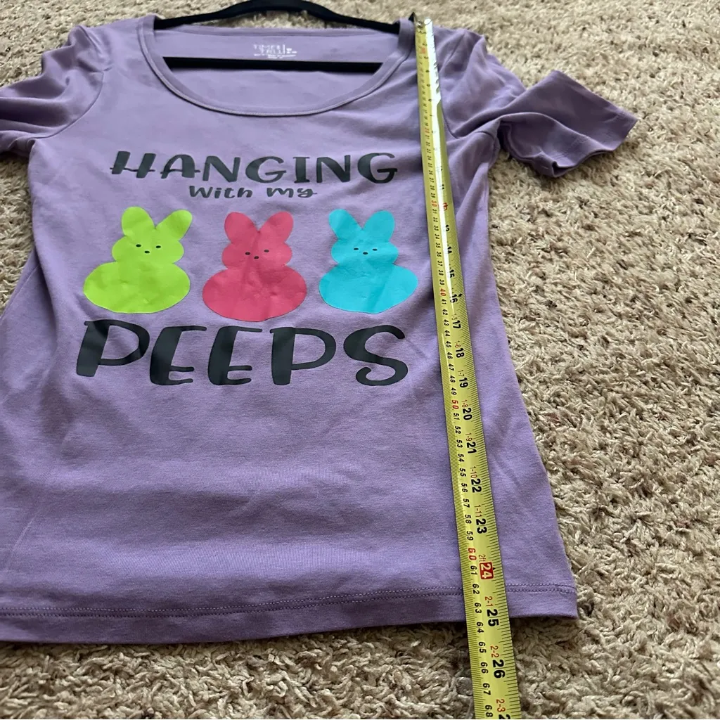 Time & Tru Easter Just Hangin' With My Peeps! T - Image 5