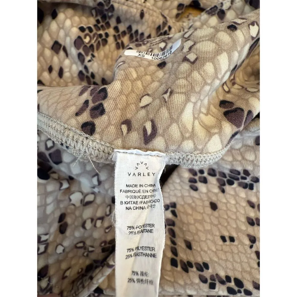 Varley Women's Century Legging 7/8 Mojave Snake Size XS Yoga Gym Activewear - Image 11