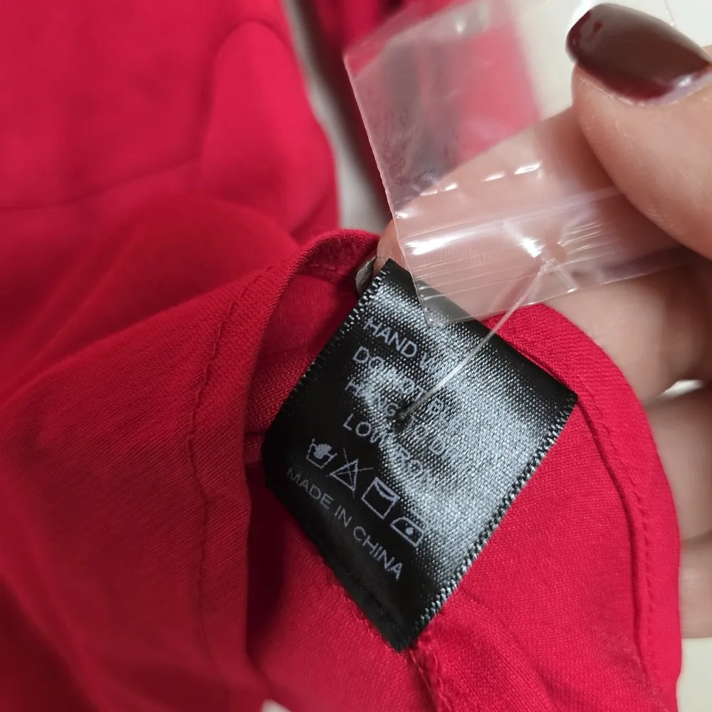 Tuckernuck Pomander Place Red Ashlen Blouse Top NWT Sz S Office Academia Preppy - Image 7