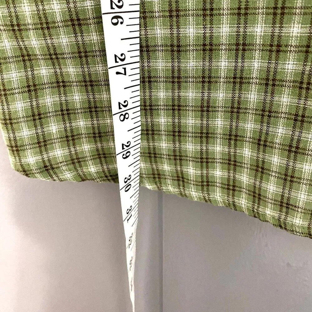 Urban Outfitters Green Emma Plaid Sleeveless Preppy A-line Mini Dress 0 - Image 5