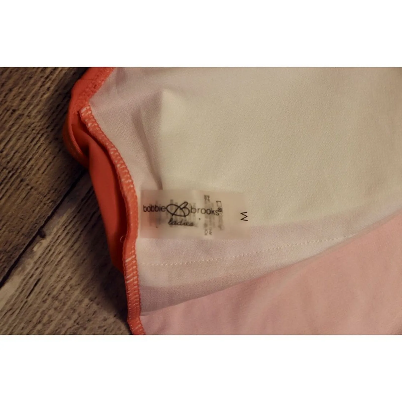 Bobbie Brooks Cheetah Animal Print 2pc Tankini Swimsuit MEDIUM Beach‎ Vacation Orange - Image 9