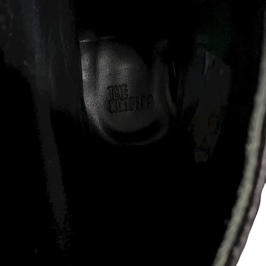 The Kooples Women’s Leather Santiag Studded Black Ankle Booties FR37 US 6 nwt - Image 9