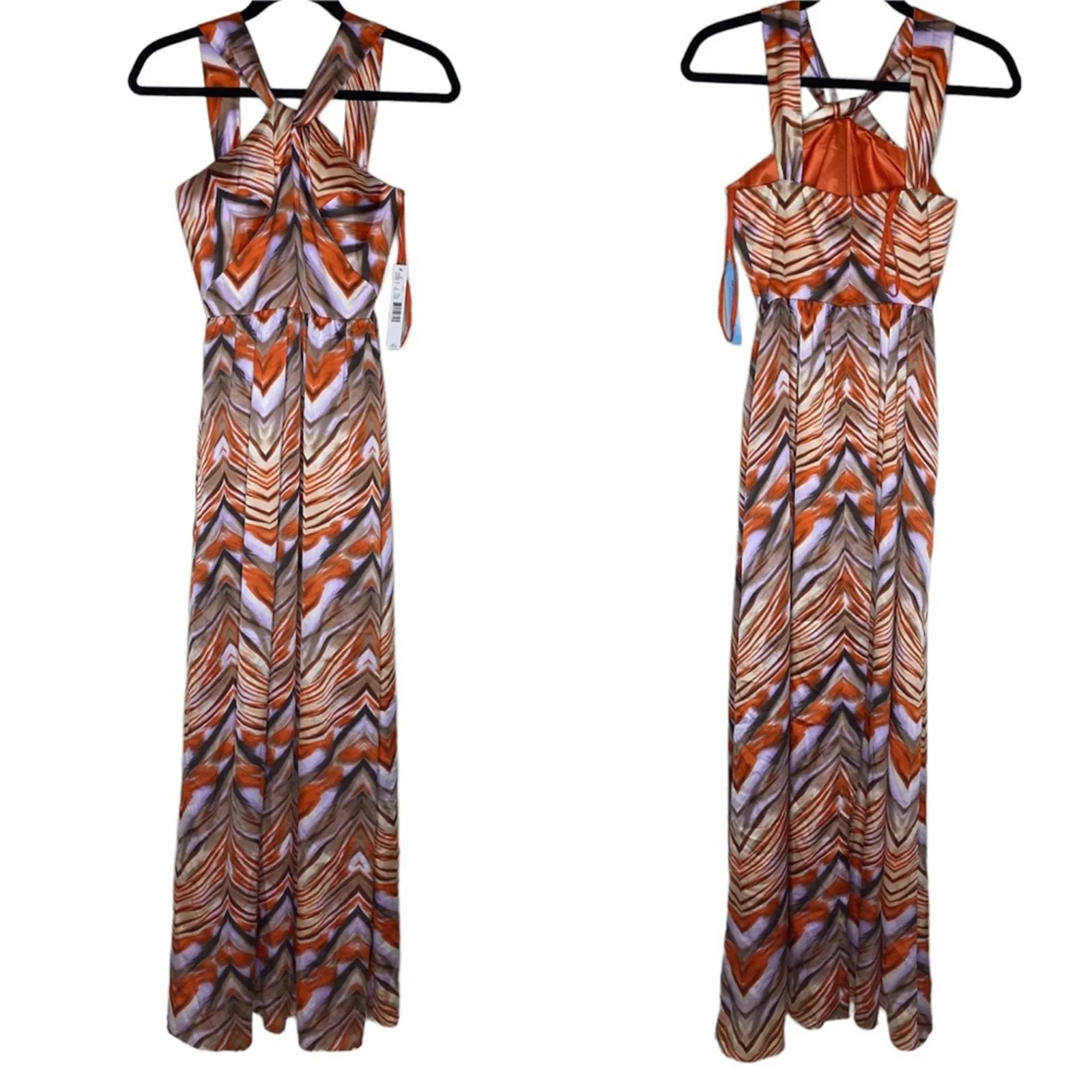 Antonio Melani Maxi Dress Halter Neckline Alessandra Sunrise Western Sunset NWT - Image 2