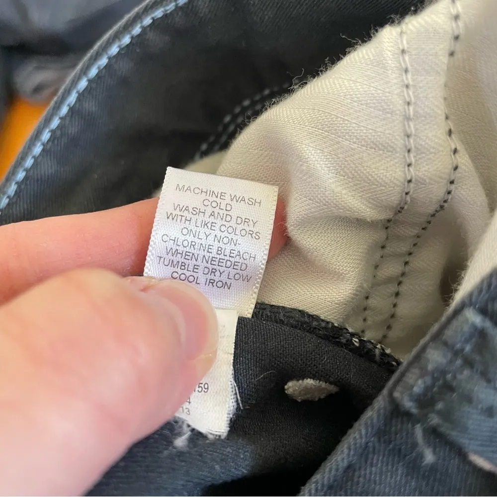 BANANA REPUBLIC Blue Hayley Dot Skinny Ankle Pants Navy Embroidered Polka Dot 27 - Image 10