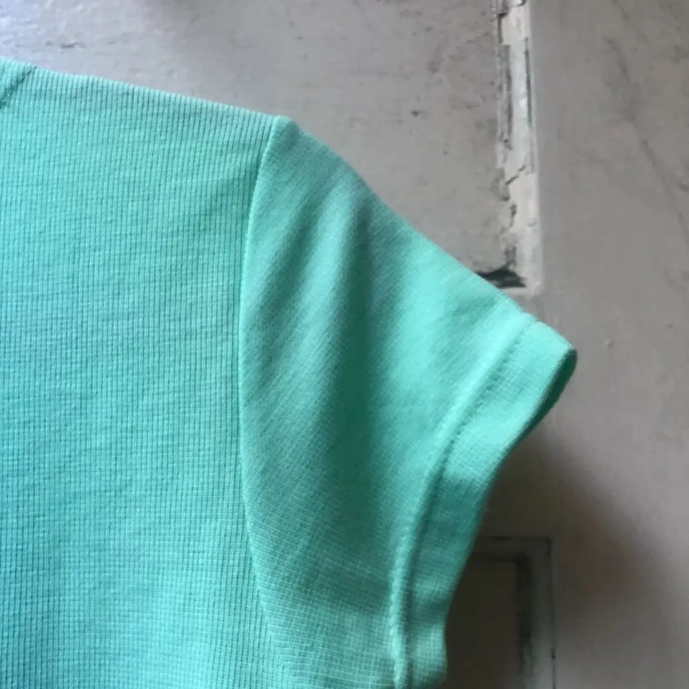 Napoli Unisex Mint Green Filet Mignon Me Printed retro puppy Scoop Neck Tee M Size M - Image 9