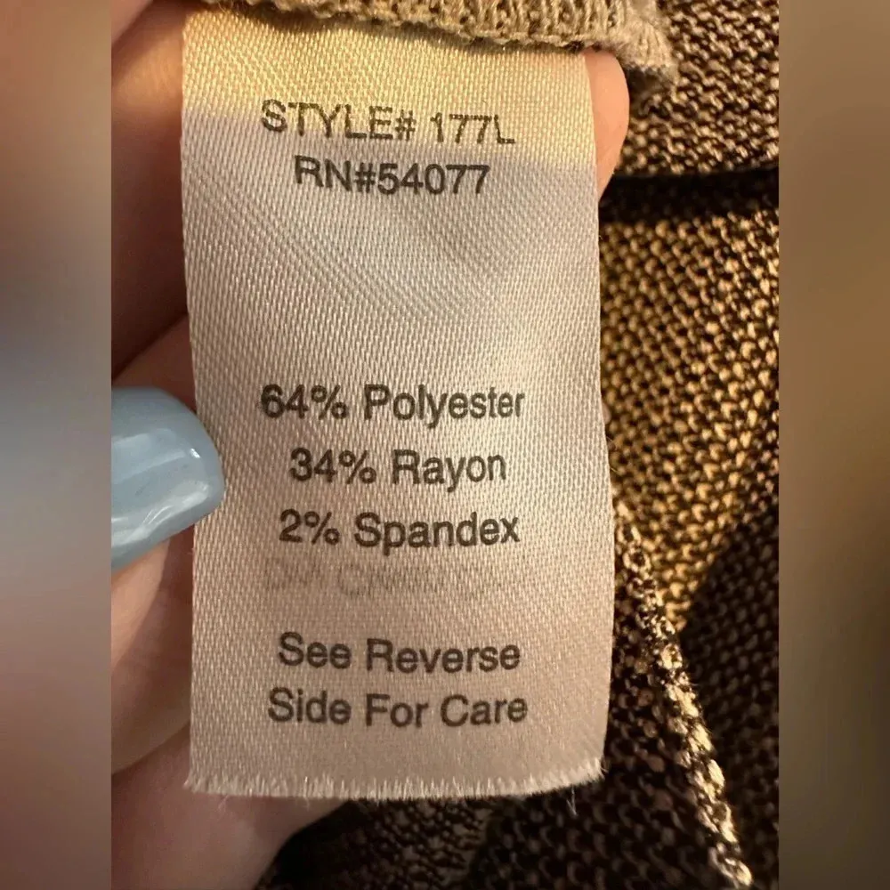 Cabi Suit Jacket and pants Light Brown Plaid Button Blazer Stretch - Image 8