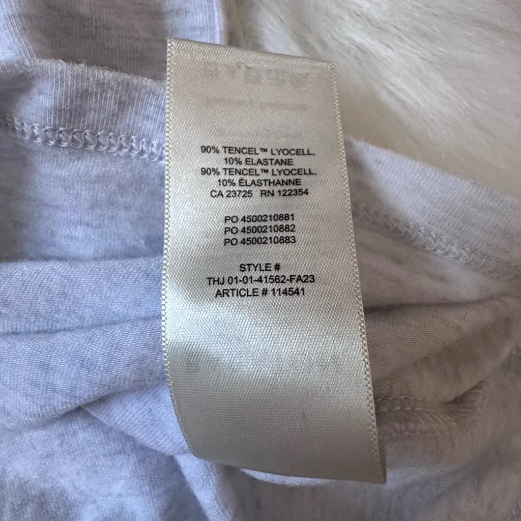 Babaton Size Small Boardroom Top in light heathered gray/blue - Image 7