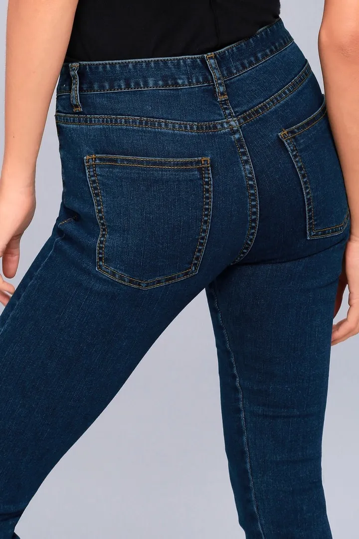 Lulu’s EVIDNT Hermosa Medium Wash Cropped Skinny Jeans - Image 4