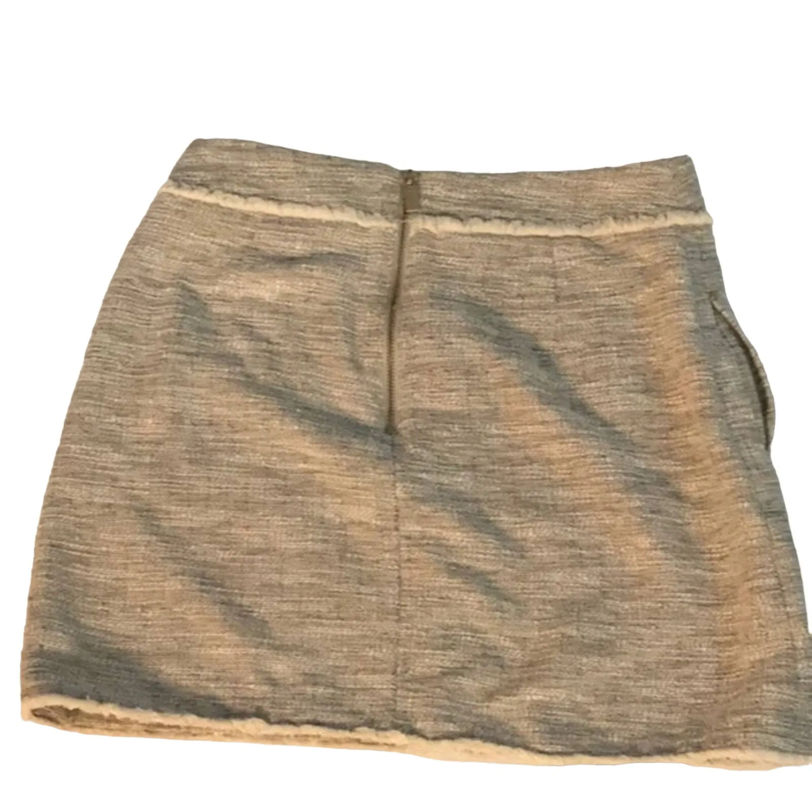H&M Women's Tweed Skirt 8 Academia Quiet Luxury Corporate Minimalist Preppy Twee - Image 4