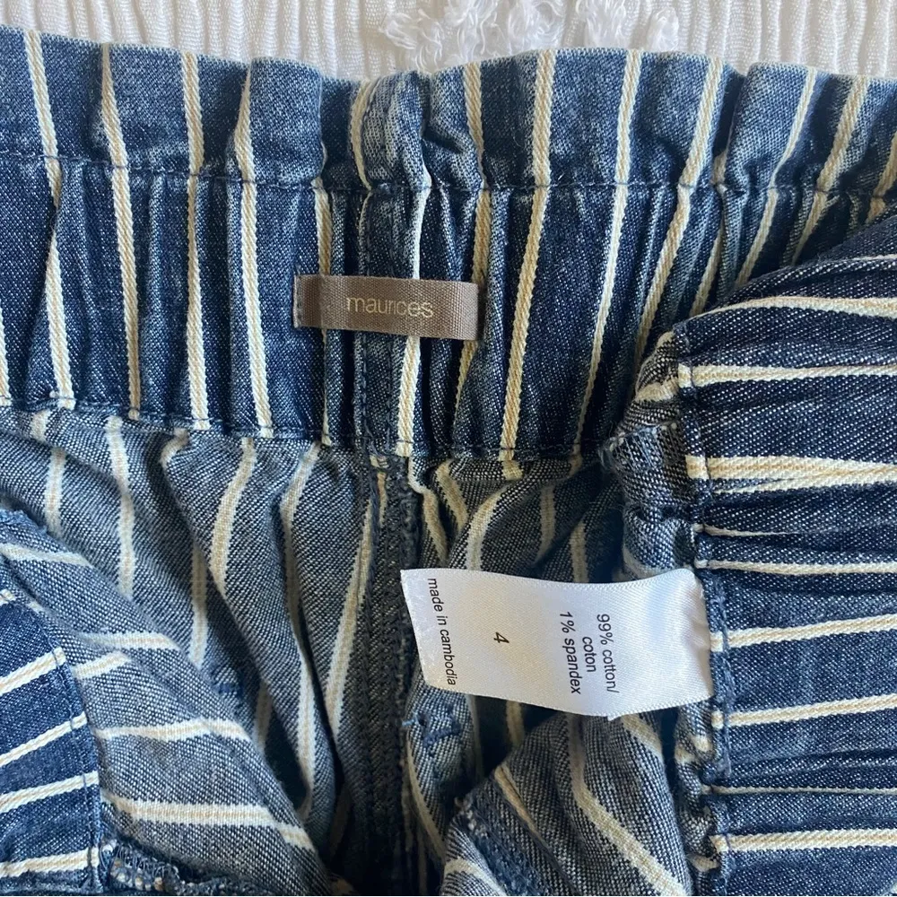 Maurices high rise striped paperbag shorts - Image 3