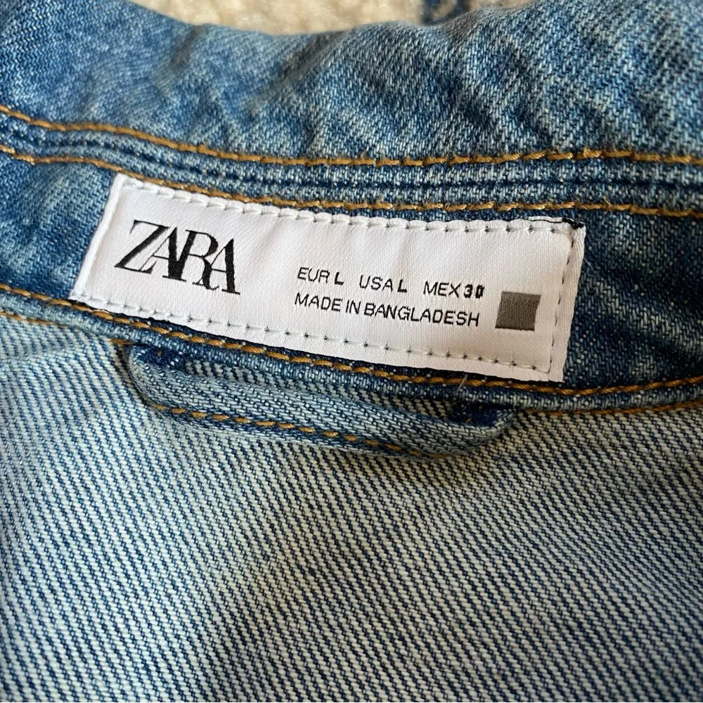 ❌SOLD🏷️Zara Z1975 Denim Jumpsuit Size Large - Image 7