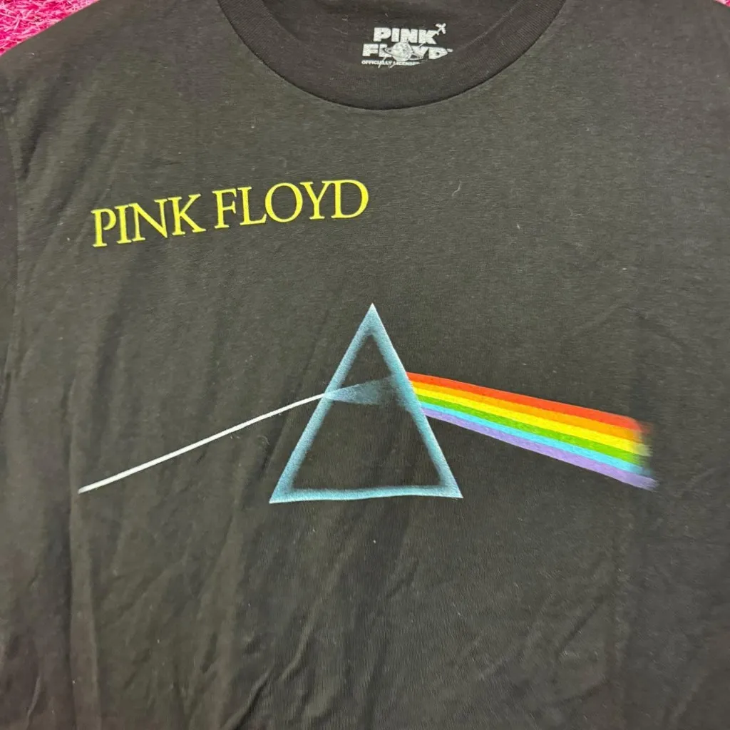 Pink Floyd Dark Side of the Moon Album Cover Art Rock Tee M - Image 2