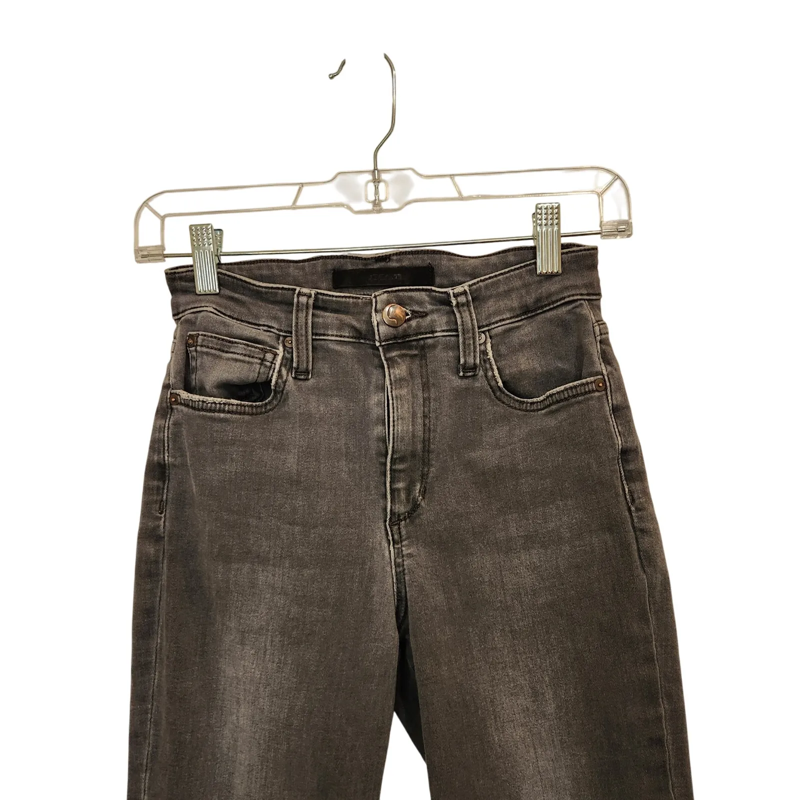 Joes's Jeans Black Denim Stretch Flawless Charlie High Rise Skinny Jeans Sze 25 - Image 3