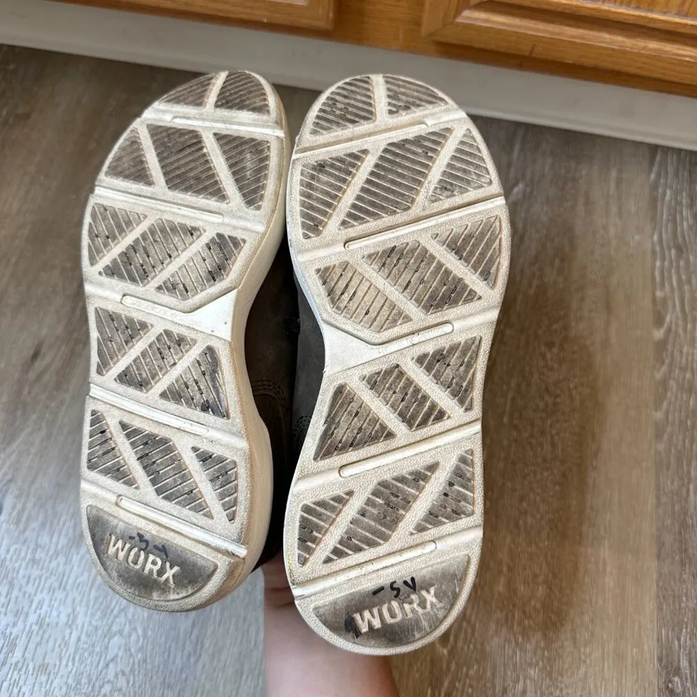 Worx by Red Wing Nitro Olive Green Oxford Lace Up Safety Shoes Womens 8.5 W - Image 7