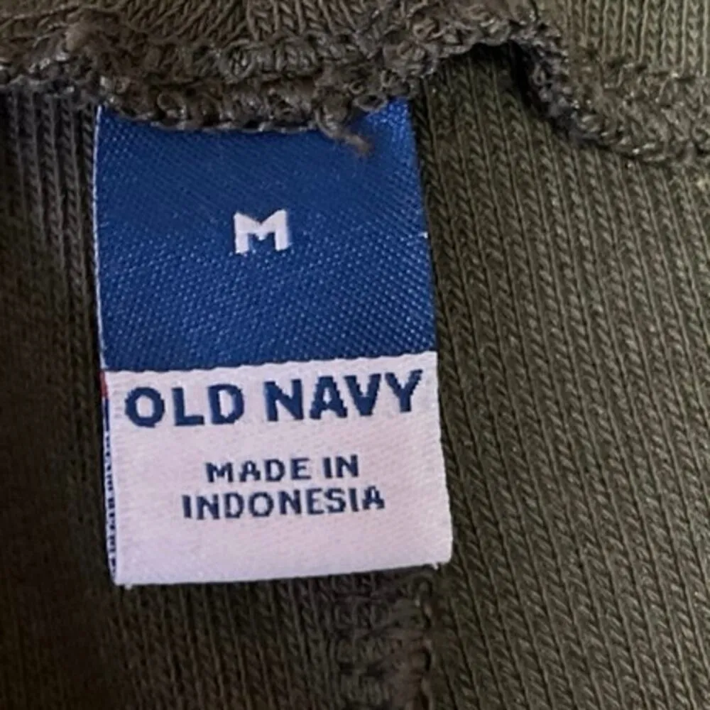 Old Navy Women's Olive Green Mock Neck Sleeveless Mini Sweater Dress Size M - Image 4