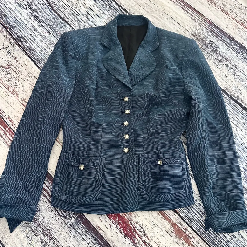 Vintage Corday of New York Elegant Blue Women's Blazer - Image 2