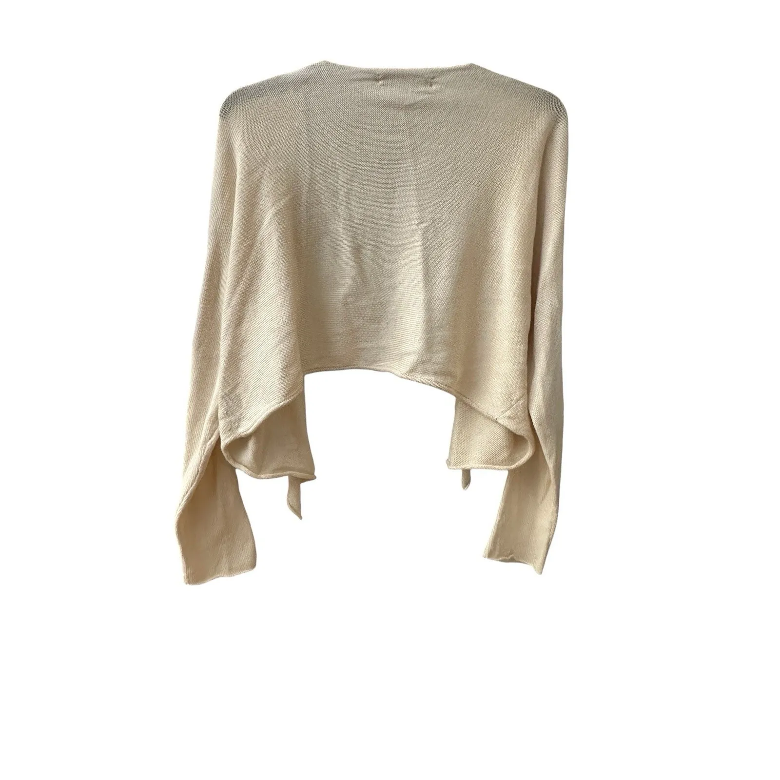 Peruvian Connection Cardigan XL Long Sleeve Open Front 100% Pima Cotton #GH9-3 - Image 2