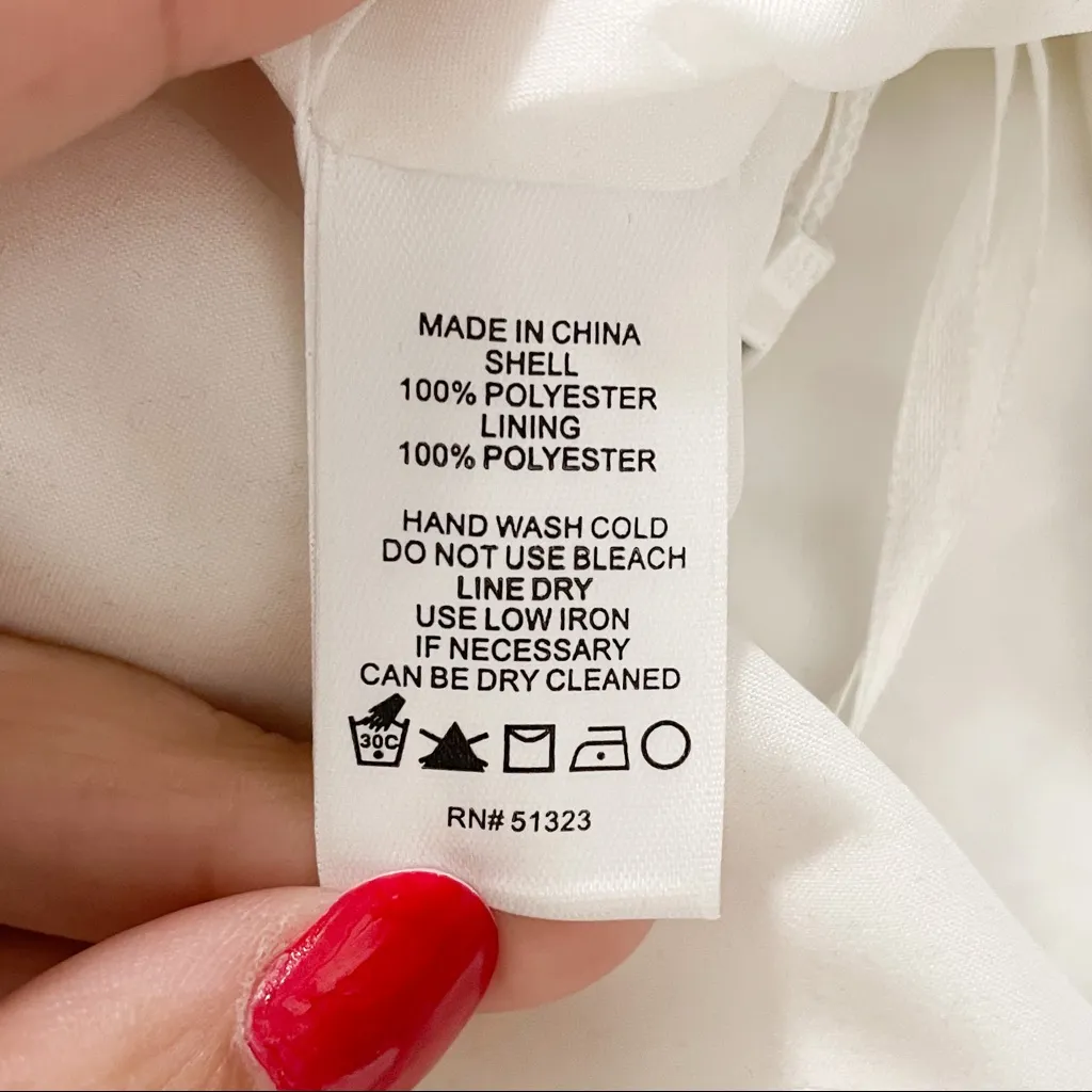 1.State White Lace Spaghetti Strap Racerback Dress Small Lined 1 State - Image 6