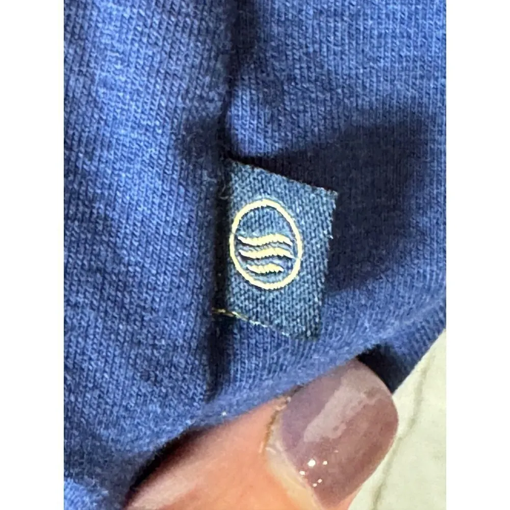 United By Blue Dress Women Medium Blue Organic Cotton Long Sleeve Tunic Shift - Image 7