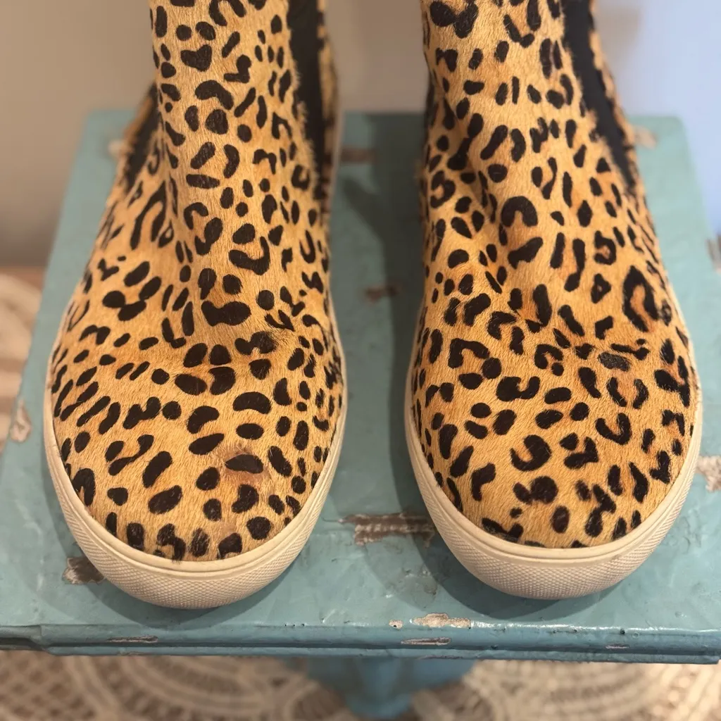 Coconuts by Matisse Leopard Print Sneakers Size 10 - Image 4