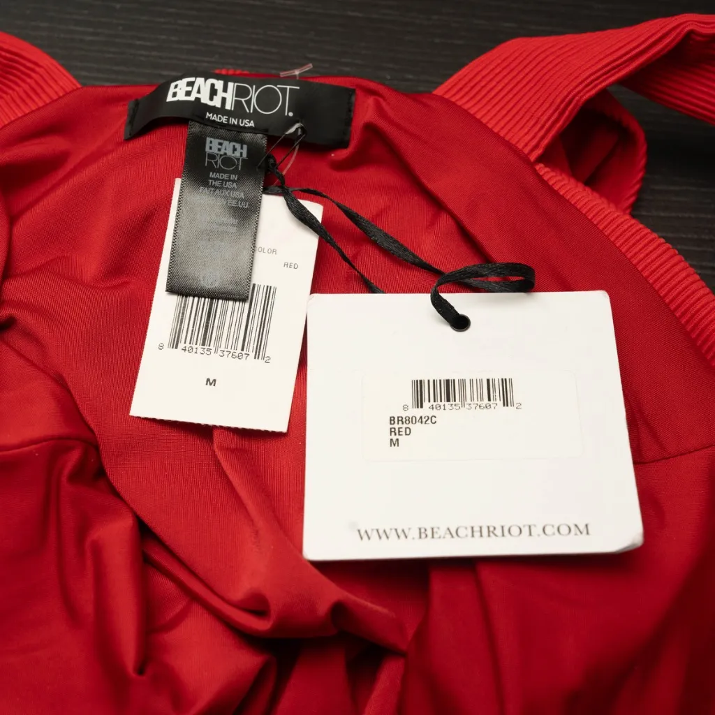 Beach Riot. One piece shoulder bow swimsuit. - Image 14