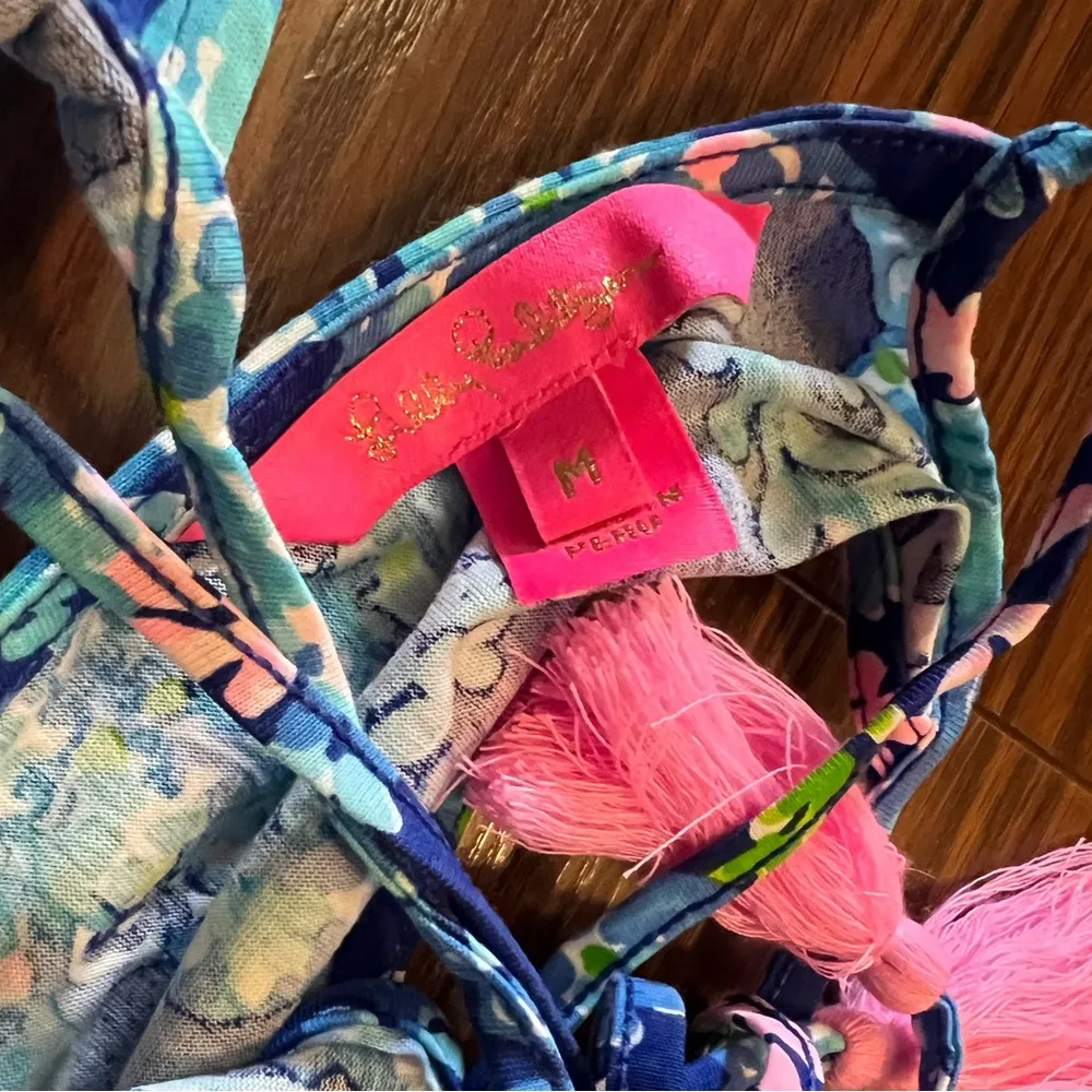 Womens Lilly Pulitzer blue turtles seahorses dress - Image 2