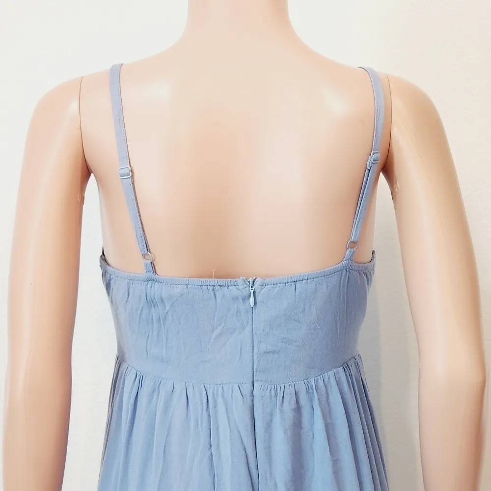 Entro Sleeveless Ombre Maxi Dress With Crochet Mid Section Size: M - Image 7