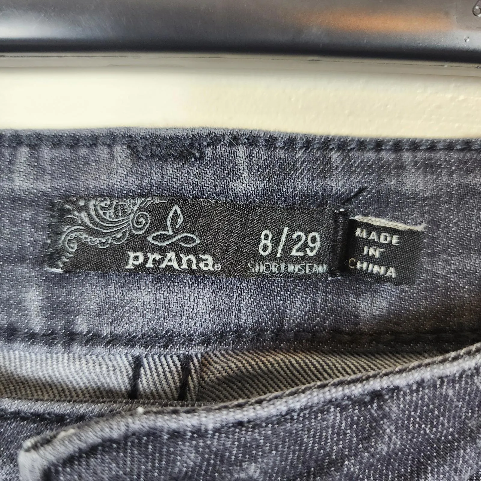 prAna Kara Brown Stretch Denim Jeans Womens 10/30 Slim Straight Leg - Image 3