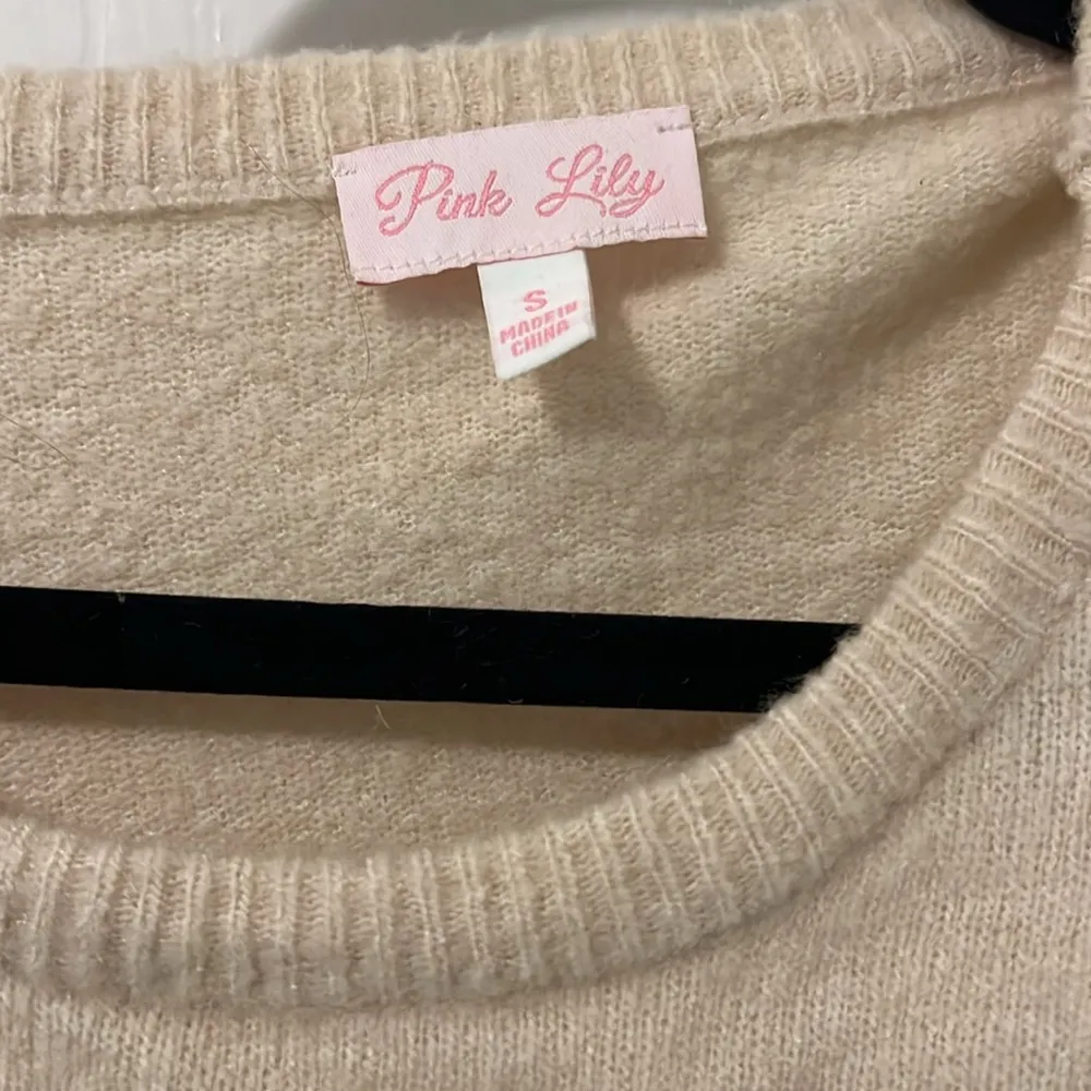 Pink Lily sweater size small - Image 2