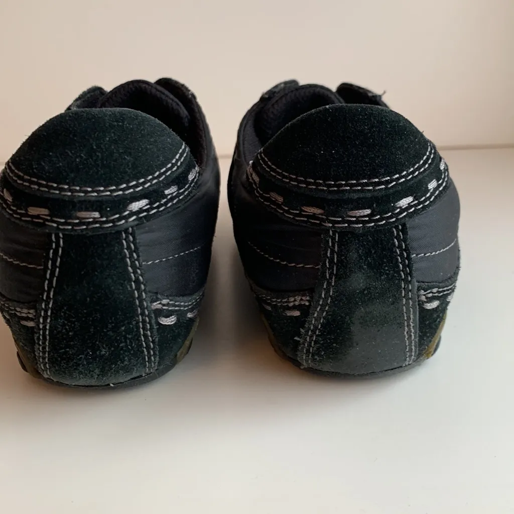 Steve Madden P Lelly slip on fashion sneaker black suede and nylon Size 8 - Image 4