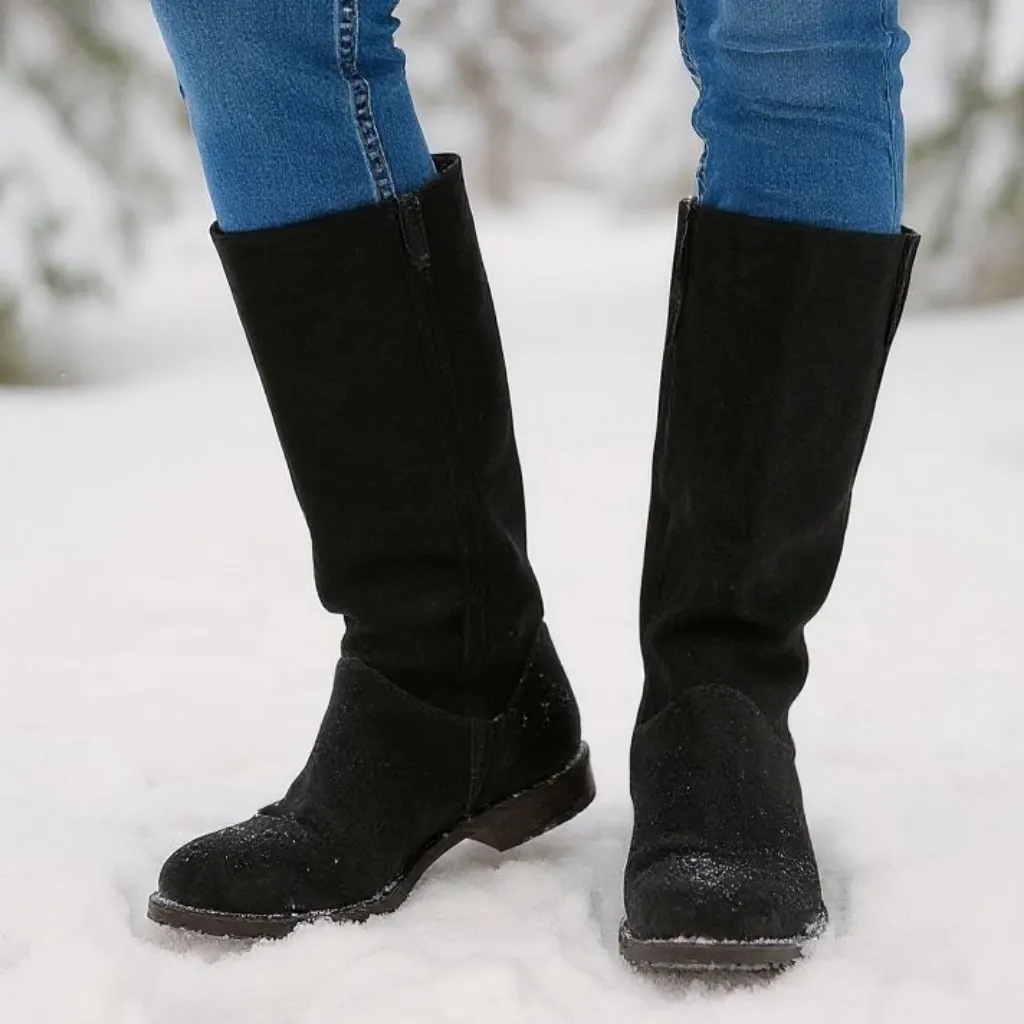 Freebird Lane Distressed Suede Full Zipper Boots GUC $245 Size 8   S3938 - Image 8