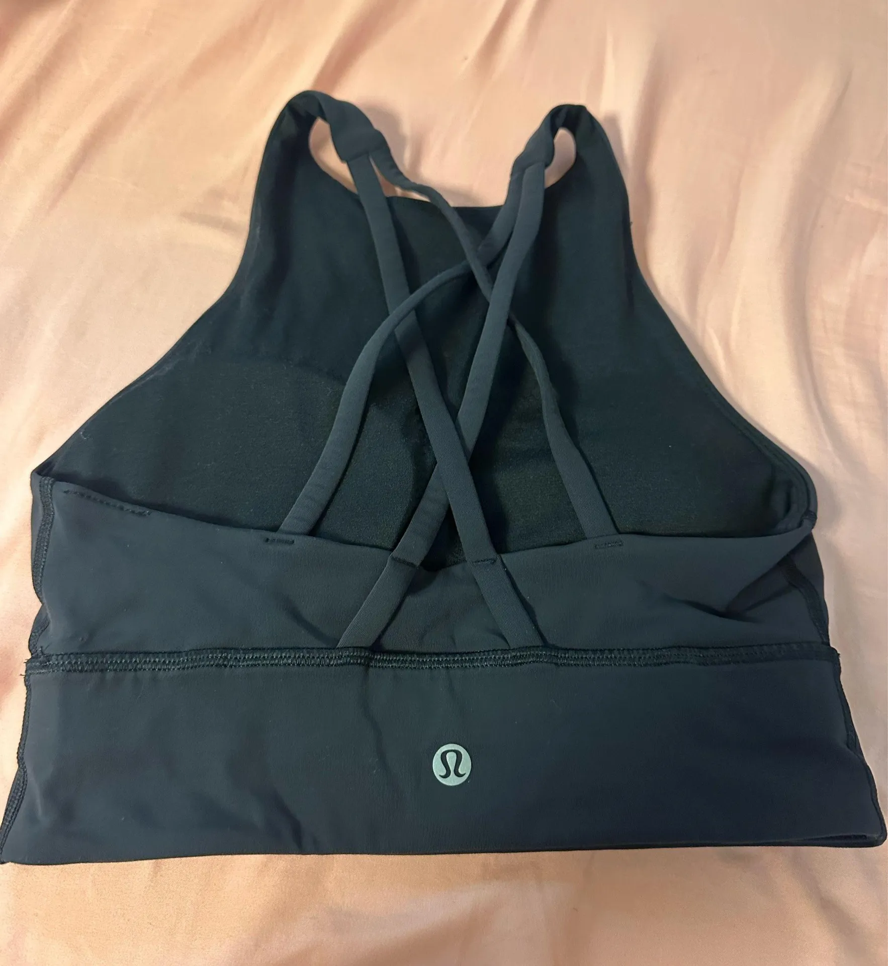 Lululemon Energy Bra High Long Line Neck Tough black - Image 2