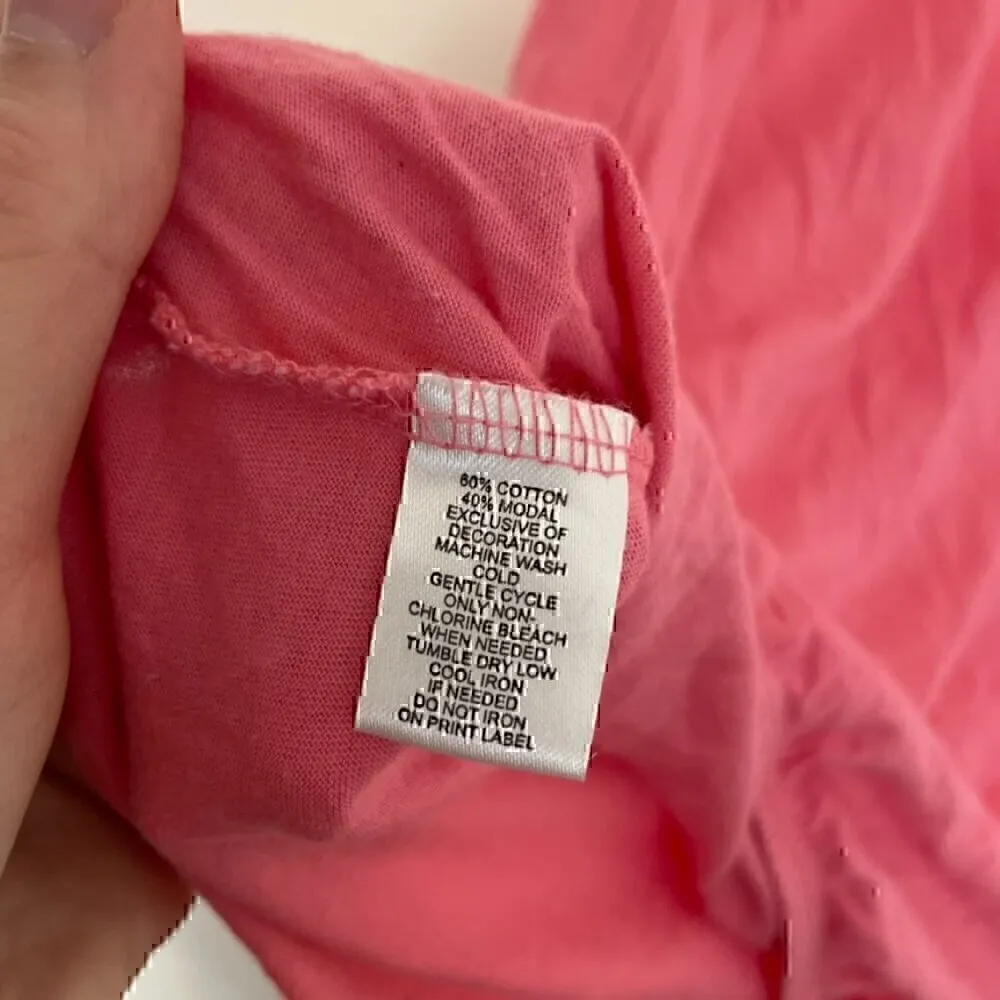 ANN TAYLOR LOFT Bright Pink 3D Flower Applique Floral Trim Sleeveless Blouse Top - Image 8