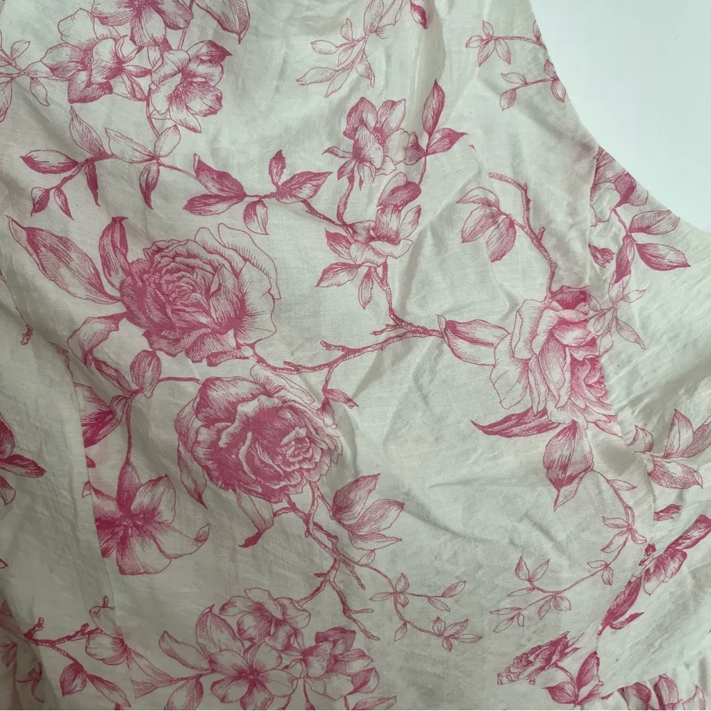 NEW Altar’d State Pink Floral Maxi Halter Dress Size Medium Available - Image 6