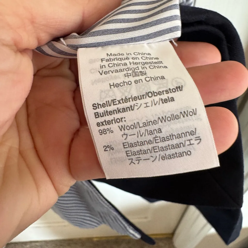 J.Crew navy wool Parke blazer size 10. - Image 7