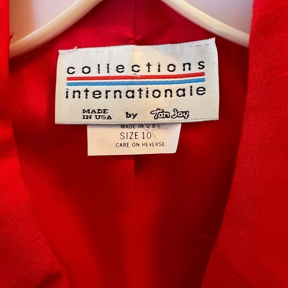 Vintage Collections Internationale Skirt Set‎ Size 10 - Image 7