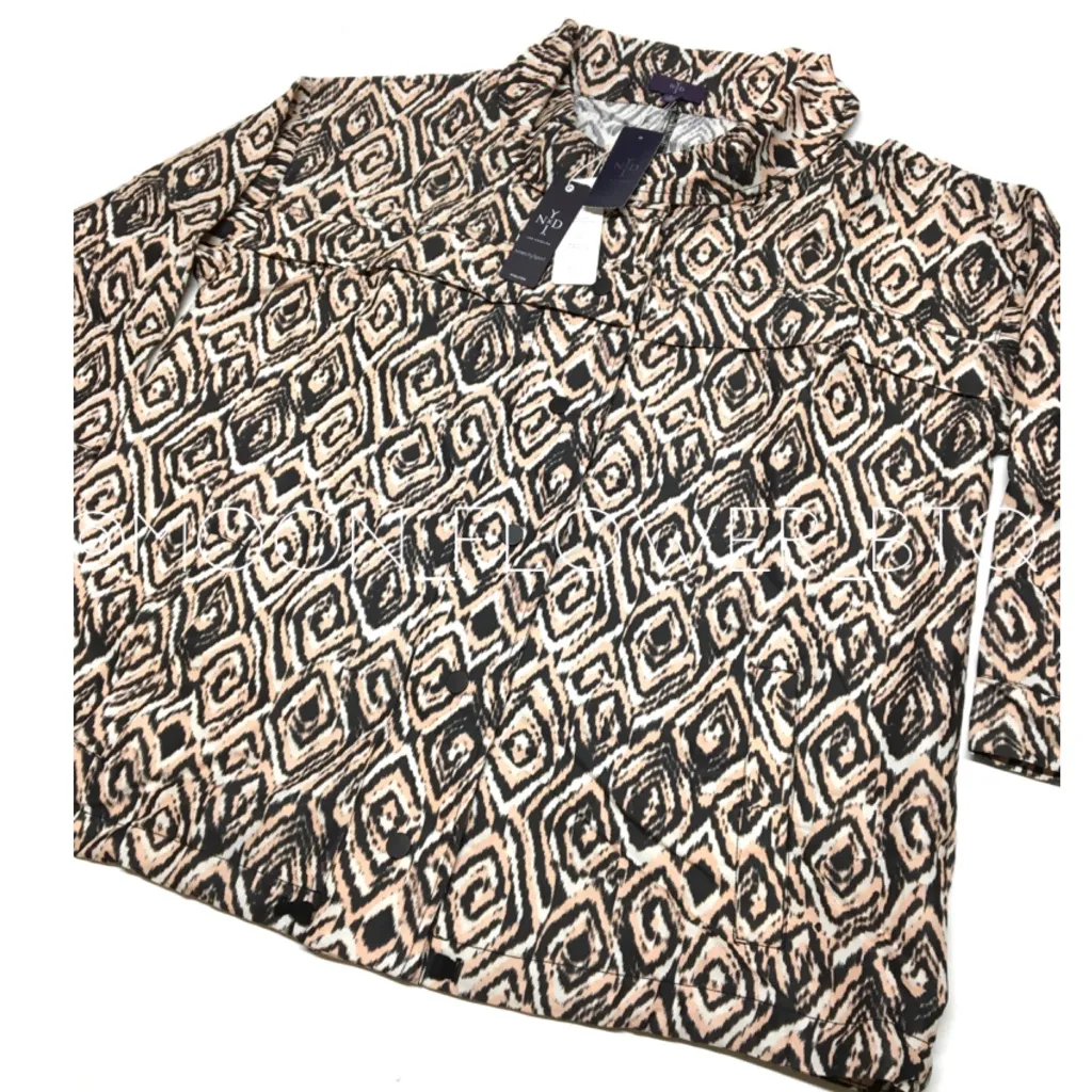 NYDJ Cropped Trench Coat Jacket - Image 4