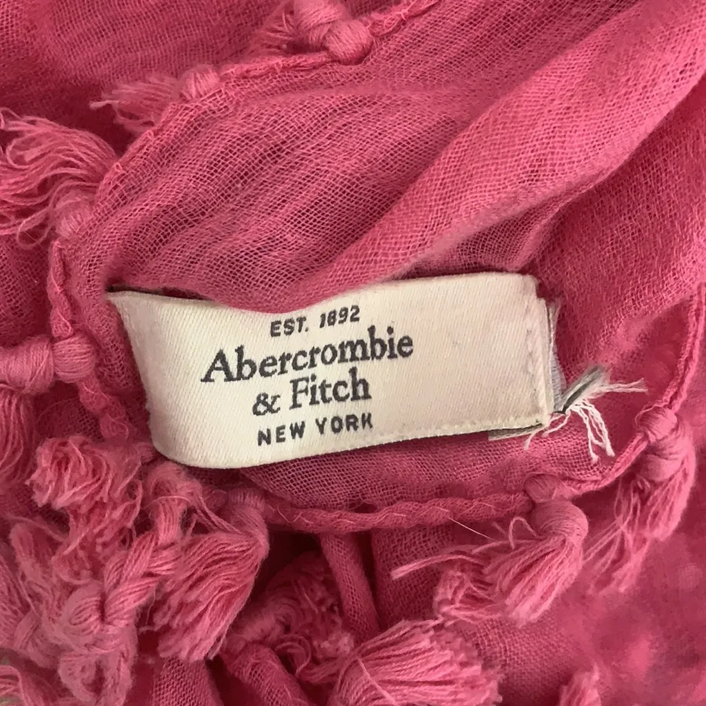 Abercrombie & Fitch Pink Scarf - Image 2