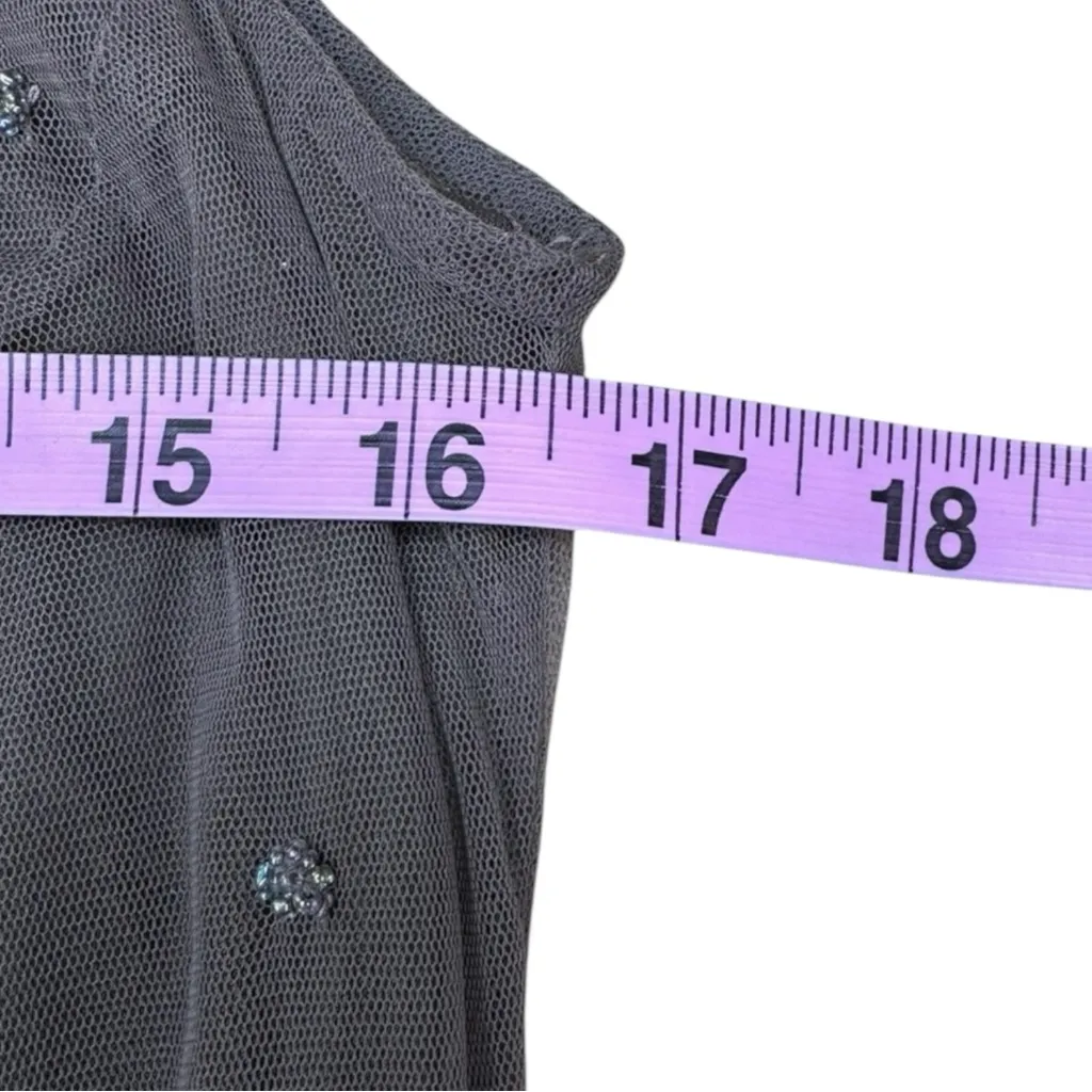 SCALA NWT Brown Beaded Cocktail Dress and Cardigan Set Size 12 - Image 5