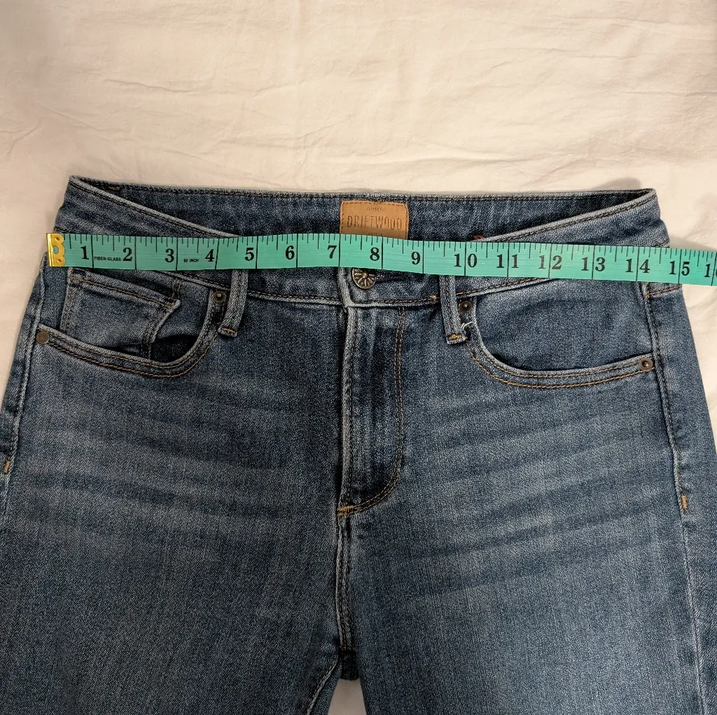 Driftwood Jackie High Rise Skinny Jeans W27 Medium Wash - Image 4