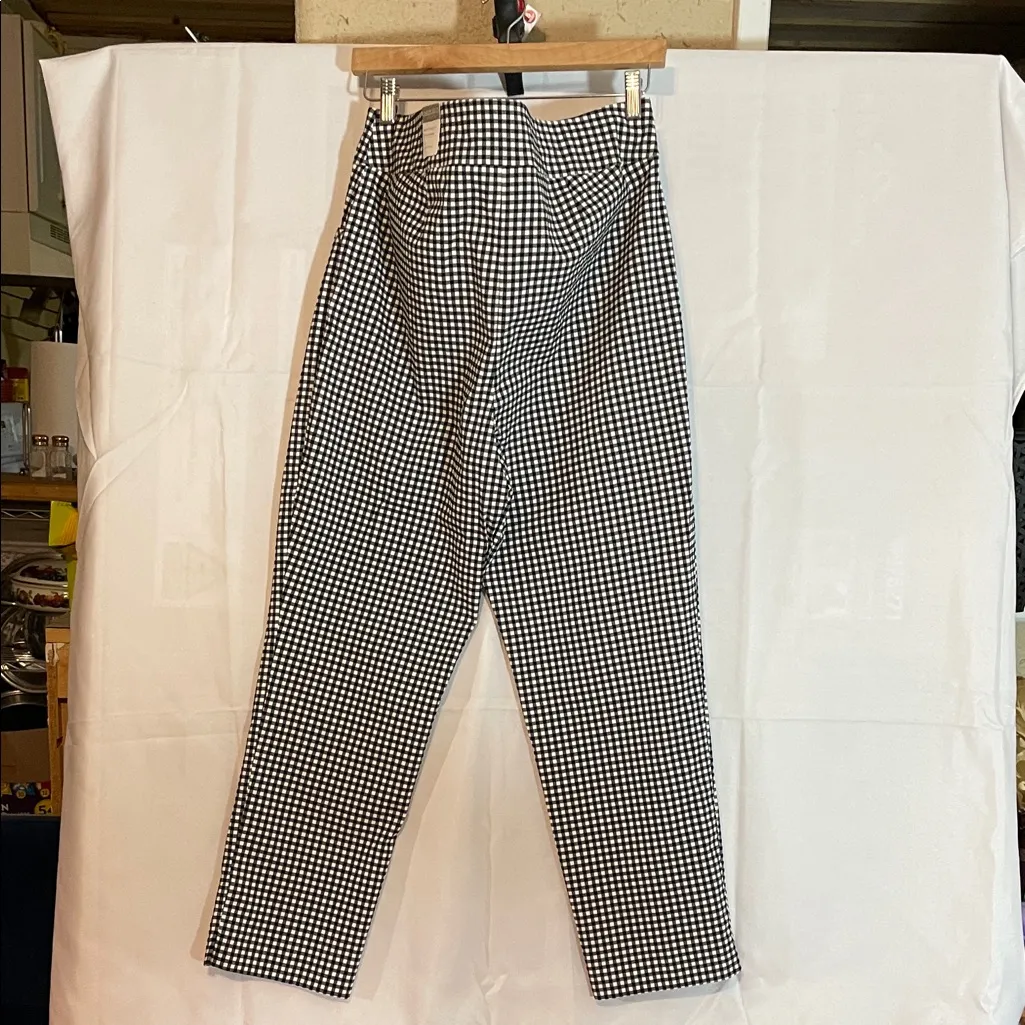 Chico's  Black and White Checkered Ankle Pants - Image 2