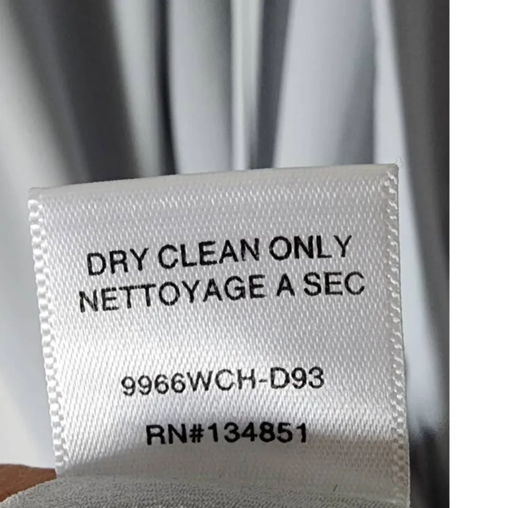 WAYF Jamie Ruffle Wrap Gown Dress Ocean Mist Blue Medium NWOT - Image 7