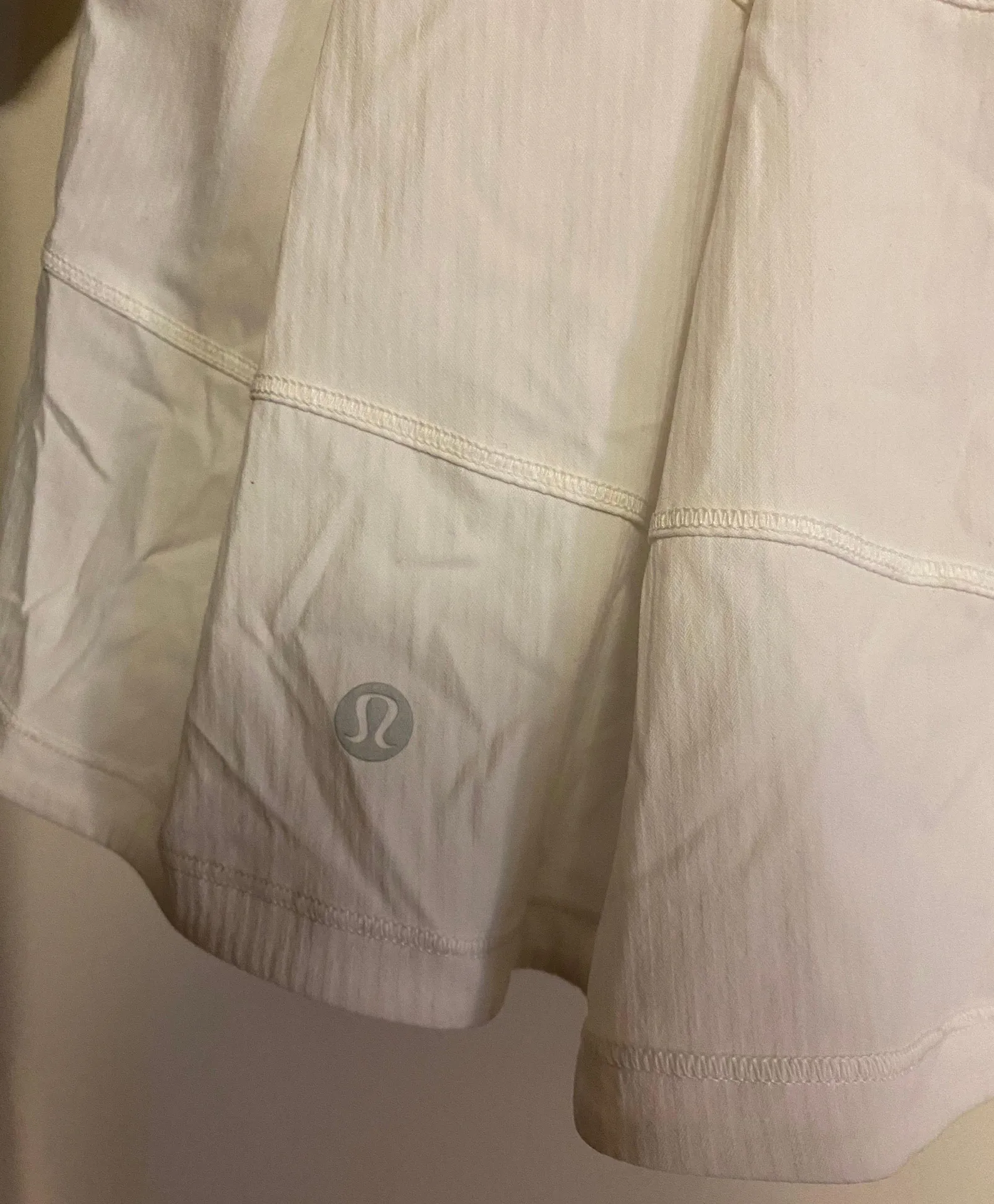 Lululemon White Pace Rival Skirt Tall - Image 3