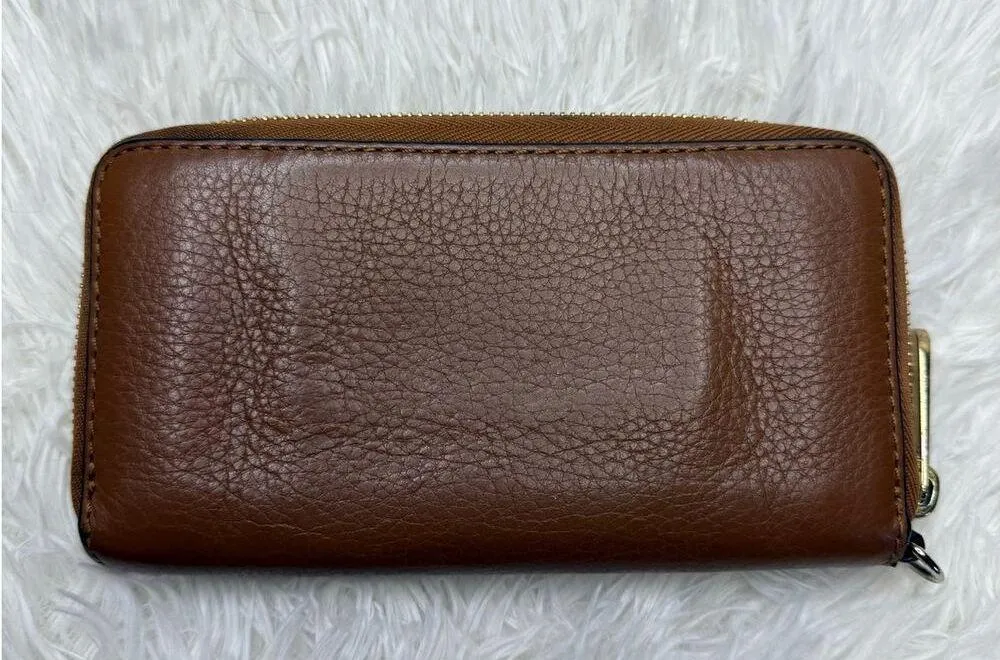Michael Kors Brown Zip Around Wallet - Image 2