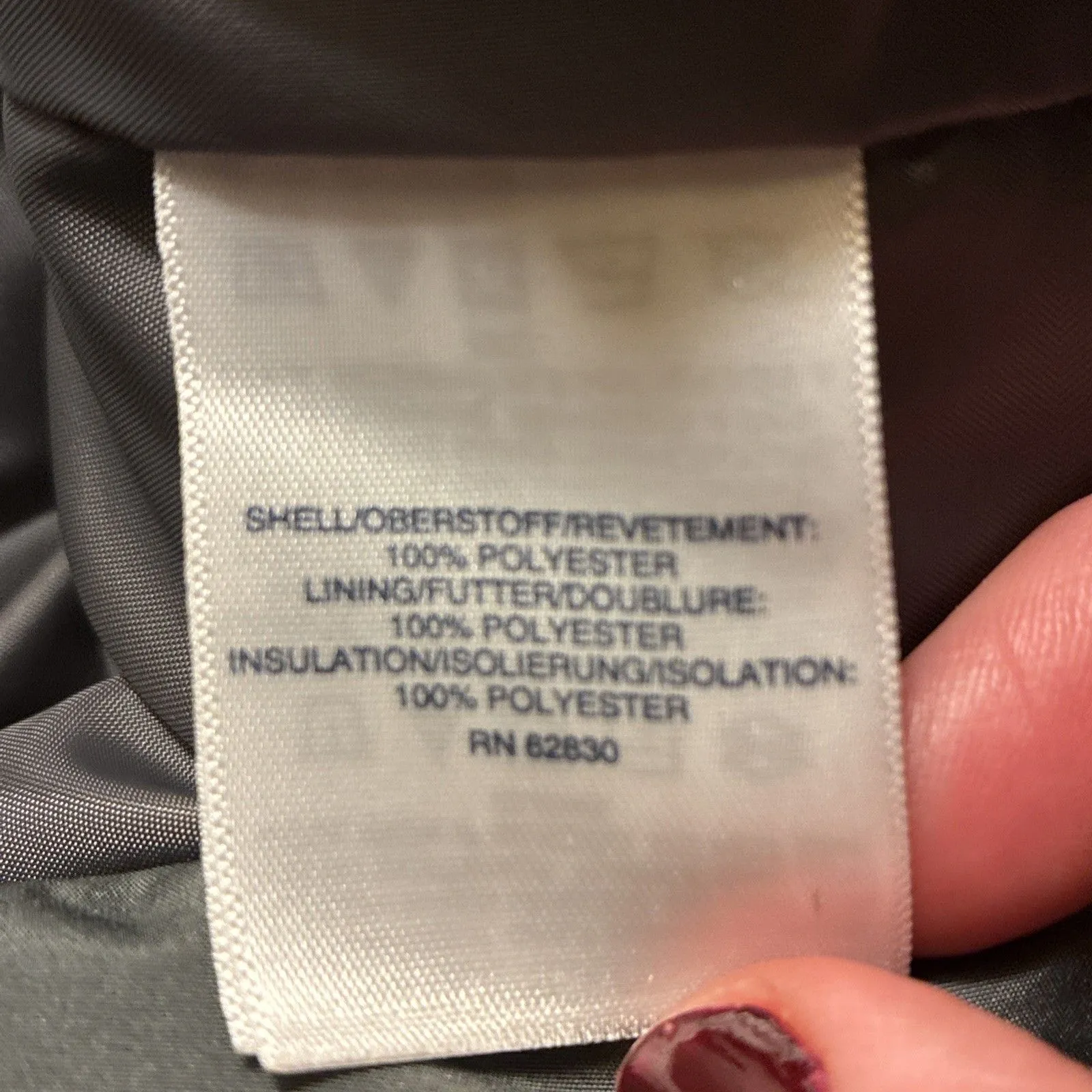 Lands’ End Outfitters Women’s Gray Quilted Puffer Vest Lightweight Layering M - Image 4