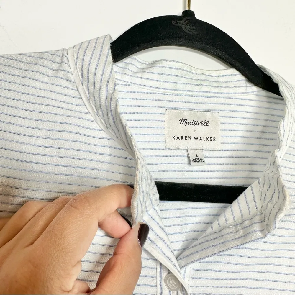 Madewell x Karen Walker® Striped Annie Shirt - Image 8