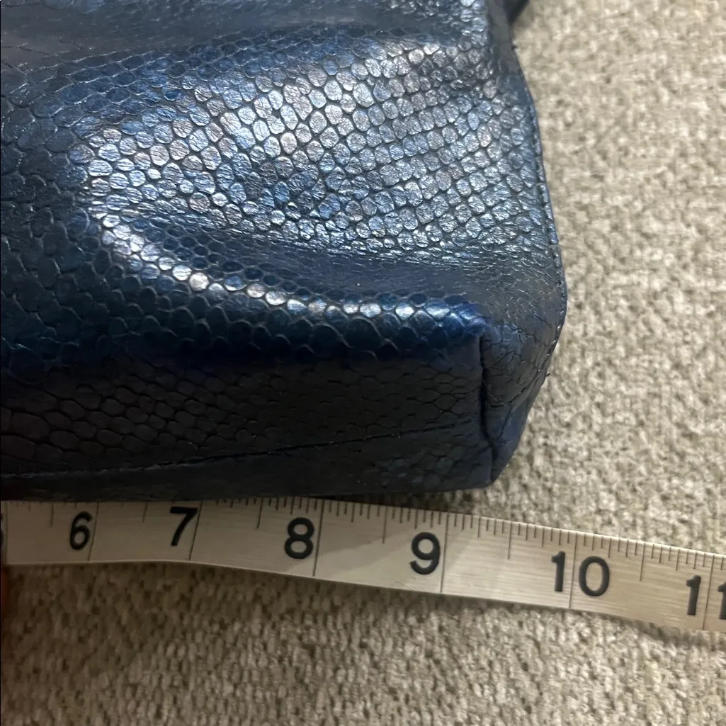 Brahmin Blue Purse shoulder bag - Image 10