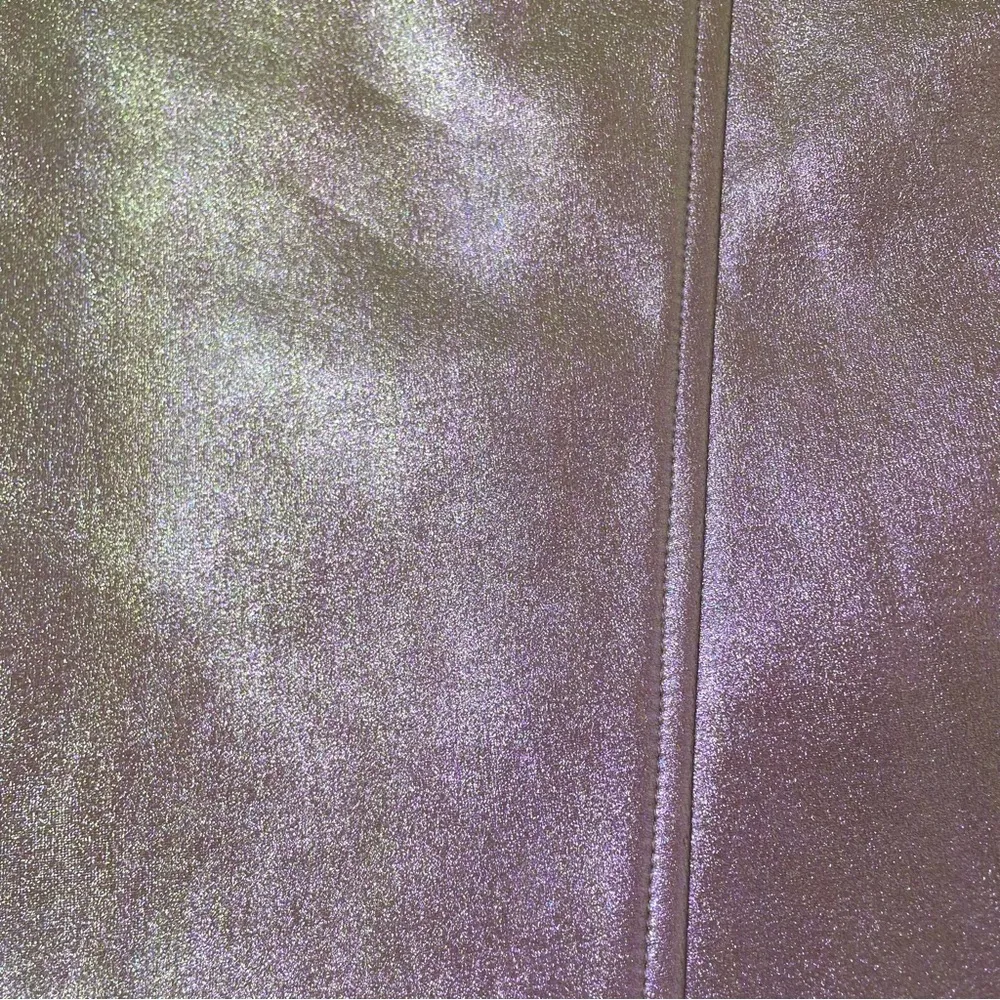 Sofie Metallic Rose Wrap Style Lace Up Mini Skirt Size 4 - Image 4