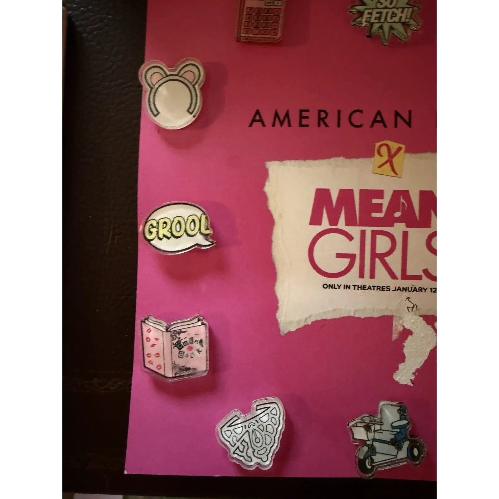 Mean Girls X American Eagle Exclusive Pin Collectors Set New! Set Of 12 - Image 3