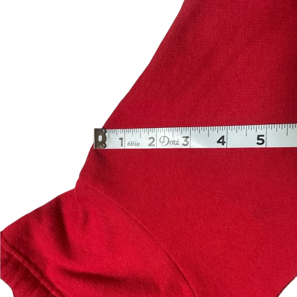 VS PINK Red Graphic Spell Out Funnel Hoodie Sweatshirt Crop Top Cropped … - Image 9